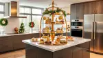 Festliche Etageren für Weihnachten
