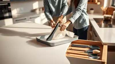 Backpapier zuschneiden leicht gemacht