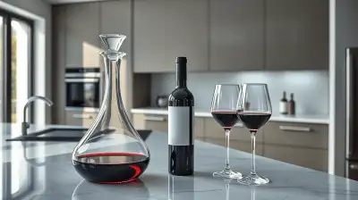 Weinkaraffen aus Kristallglas