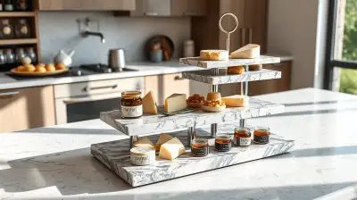 Marmor Etageren für stilvolle Tafelrunden