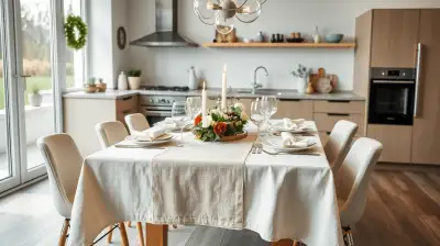 Elegante Tischläufer für stilvolle Tafeln