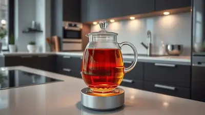 Glas Teekanne mit Stövchen - Ein stilvolles Duo