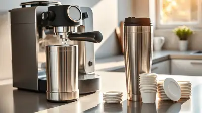 Doppelwandige Thermosbecher für Kaffeegenuss unterwegs