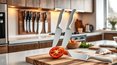 Keramik Küchenmesser im Fokus
