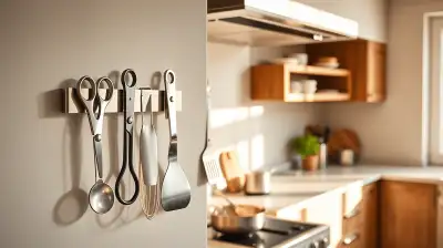 Magnetische Werkzeughalter in der Küche