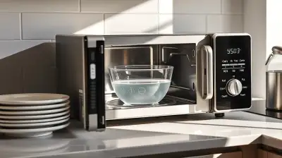 Mikrowelle reinigen mit Essig