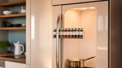 Magnetische Gewürzregale für moderne Küchen