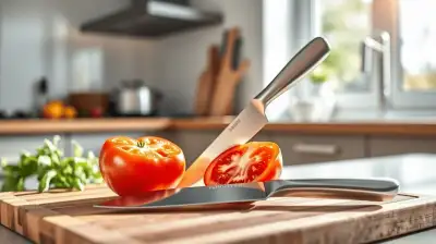 Perfekte Tomatenmesser für makellose Scheiben