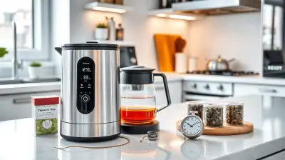 Teekanne mit Timer für perfekten Teegenuss