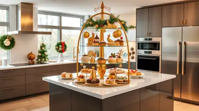 Festliche Etageren für Weihnachten