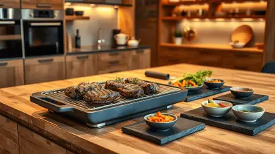 Grillplatten und Serviertabletts