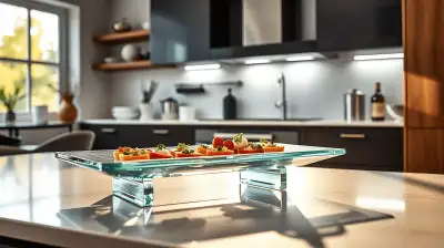 Elegante Servierschalen aus Glas