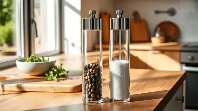 Gewürzmühlen aus Glas