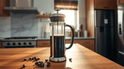 French Press Kaffeezubereitung