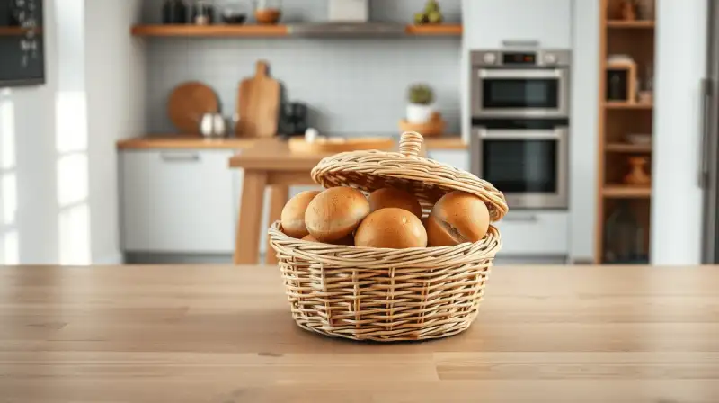Brotkorb mit Deckel