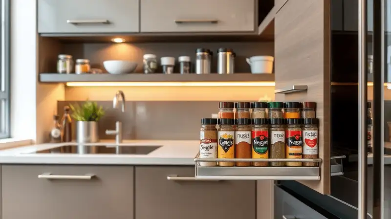 Gewürzaufbewahrungssysteme für die moderne Küche