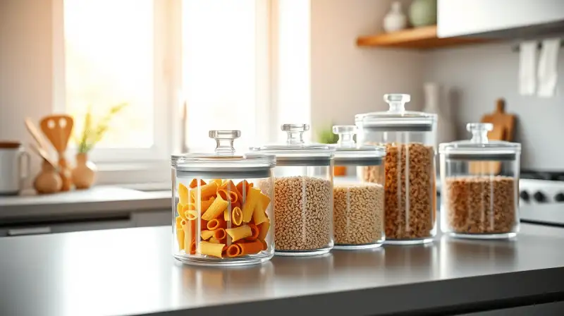 Vorratsdosen aus Glas - Ordnung mit Durchblick