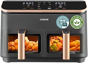 COSORI Air Fryer 2 Fächer, 8,5 l, 8-in-1 Airfryer Fritteuse ohne Öl, 71 % Energieeffizienz, 85 …