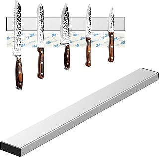 Nutabevr Magnetleiste Messer selbstklebend 30cm, Magnetischer Messerhalter der ohne Bohren montie…