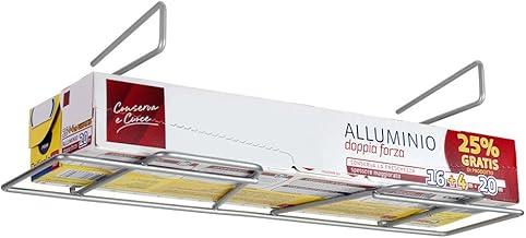 Metaltex 364933095 Wrap Folienhalter, 33 x 12 x 9 cm, Silber