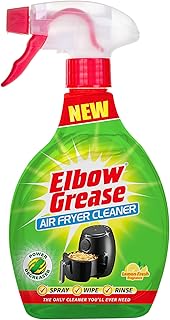 Elbow Grease Luftfritteusen-Reiniger-Spray, Aufschäumen, Wischen, Spülen – schneidet Schmutz,…