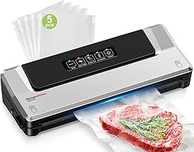 Bonsenkitchen Vakuumiergerät, Vakuumierer Folienschweißgerät für Sous Vide Kochen und Lebensm…