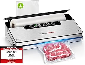 Bonsenkitchen Vakuumierer, Stark Vakuumiergerät mit 5 Modi, 8 L/Min, Globefish-Technologie für …