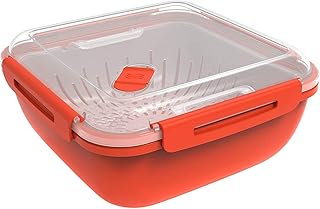 Rotho Memory Microwave Dampfgarer 1.7l mit Siebeinsatz für Mikrowelle, Kunststoff (PP) BPA-frei,…