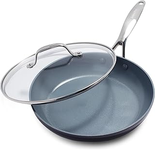 GreenPan Valencia Pro Harteloxierte Gesunde Keramik Antihaft 26 cm Bratpfanne mit Deckel, PFAS-fr…