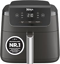 Ninja Luftfritteuse 4,7L 3in1 Luftfritteuse Fritteuse Heißluftfritteuse Heißluftfritteuse 1-2 P…