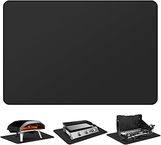 FLASLD Feuerfeste Matte Hitzebeständig Grillmatte unter Blackstone, schützt Ihren Vorbereitungs…