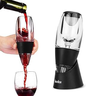 hotder Weinbelüfter Weindekanter Standfuß, Premium Wein-Dekantierer mit Venturieffekt, Wein Dek…