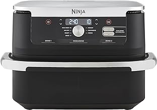 Ninja Foodi FlexDrawer Dual Zone Heißluftfritteuse, Air Fryer mit 10,4-Fach und Herausnehmbarem …