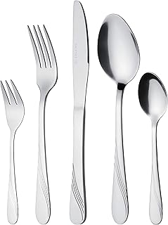 GRÄWE Besteckset für 6 Personen aus Edelstahl, Tafelbesteck Set 30-teilig, nickelfrei, rostfrei…