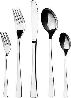 GRÄWE Besteckset für 6 Personen aus Edelstahl, Tafelbesteck Set 30-teilig, nickelfrei, rostfrei…