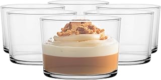 Glasmark KROSNO 1992 Dessertgläser 6er Set 170 ml Aus Glas Eisbecher Gläser Eisschalen Desserts…