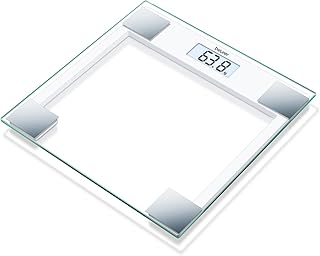 Beurer GS 14 Glaswaage (Bis 150 kg Tragkraft und 100 g Einteilung)