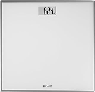 Beurer GS 120 Kompakt Glaswaage mit elegantem Spiegeleffekt in platzsparendem Kompaktformat, 27 x…