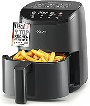COSORI Heißluftfritteuse klein 2L, Mini-Airfryer für 1 Person, ideal für Camping, Reisen und W…