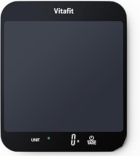 Vitafit 15kg Küchenwaage, Genauigkeit 1g durch Unser Professionelle Waagenfabrik Seit 2001,LFGB-…