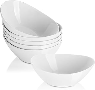 LIFVER Müslischale aus Porzellan, 475ml Keramikschale 6pcs Set, Dessertschalen, Salatschüssel S…