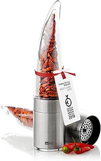 AdHoc Chilischneider Pepe | Design Chilimühle für getrocknete Chilis mit Edelstahl SchneidWerk …
