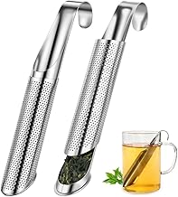 Vicloon Edelstahl Tee Diffusor, 2 Stücks feinmaschig Teestab losen Tee, Teeei Edelstahl, Feinmas…