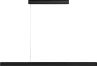 Moderne LED Esstisch Pendelleuchte, 3000K/4000K/6000K 10%–100% Farbtemperatur Linear Lampe Hän…