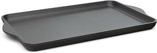 Hoffmann Teppanyaki Aluguss Grillplatte 49×29 cm I Beschichtete induktionsfähige Plancha I Grill…