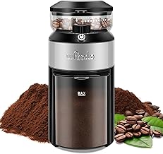 Wancle Kaffeemühle mit 28 Mahlgrad-Einstellungen, präzises Mahlen für 2-12 Tassen, leicht zu r…