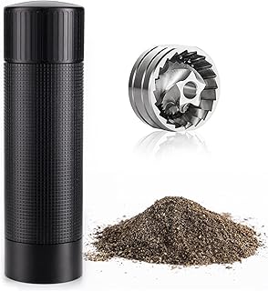 Luvan Professional Grade Pfeffermühle, Manuelle Hochleistungs Aluminium Pfeffermühle, Top-Gewü…
