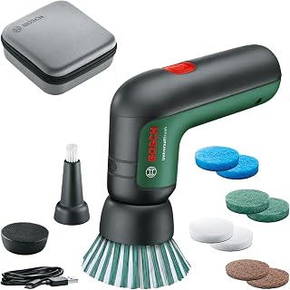 Bosch Elektro-Reinigungsbürsten-Set UniversalBrush (für Badezimmer Fliesen, Küchenherd, Pfanne…