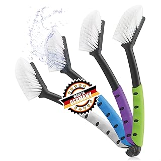 com-four® 4X Spülbürste, Küchenbürste mit robusten Nylonborsten | Geschirrbürste 29 cm Län…