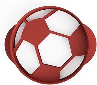 Retro Fußball Ausstecher 4,5cm aus Bio Kunststoff Made in Germany
